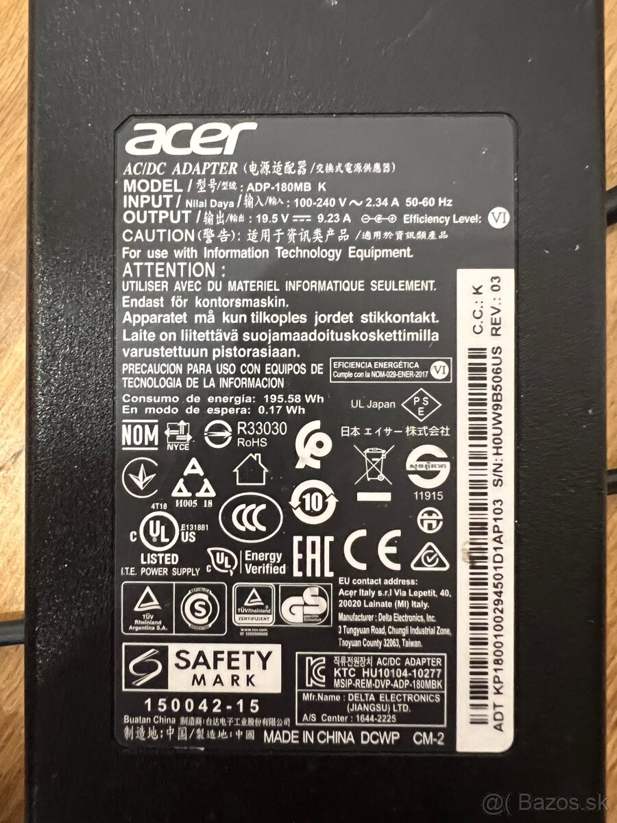 Acer Nitro 5 (model N18C3) - nefunkčný - 10