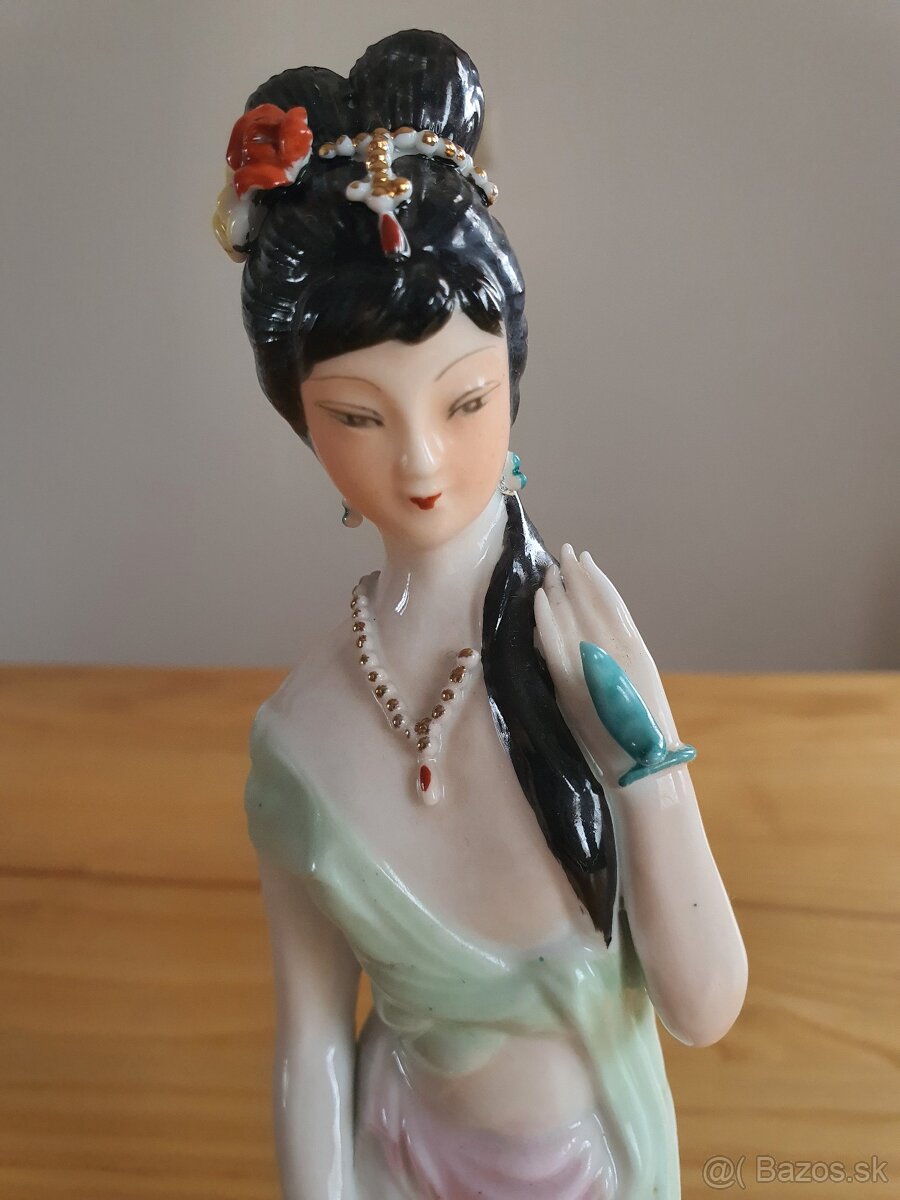 Retro porcelánové sošky Gejša - 10