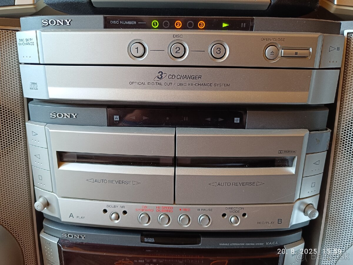 SONY MHC-W777AV... PLNE FUNKČNÁ...cca 30kg - 10