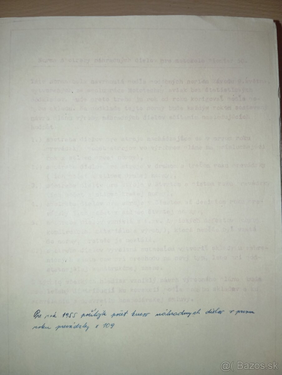 Predám katalógy na Jawa 550 1955-57 - 10