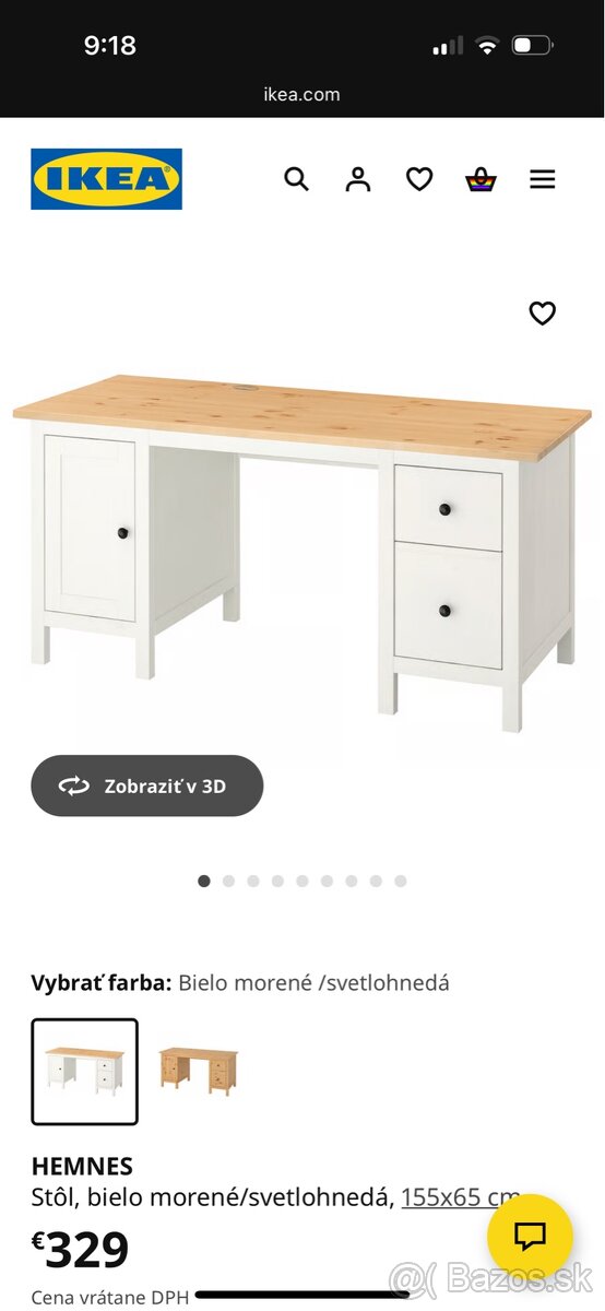 Písací stolik +kniznica - 10