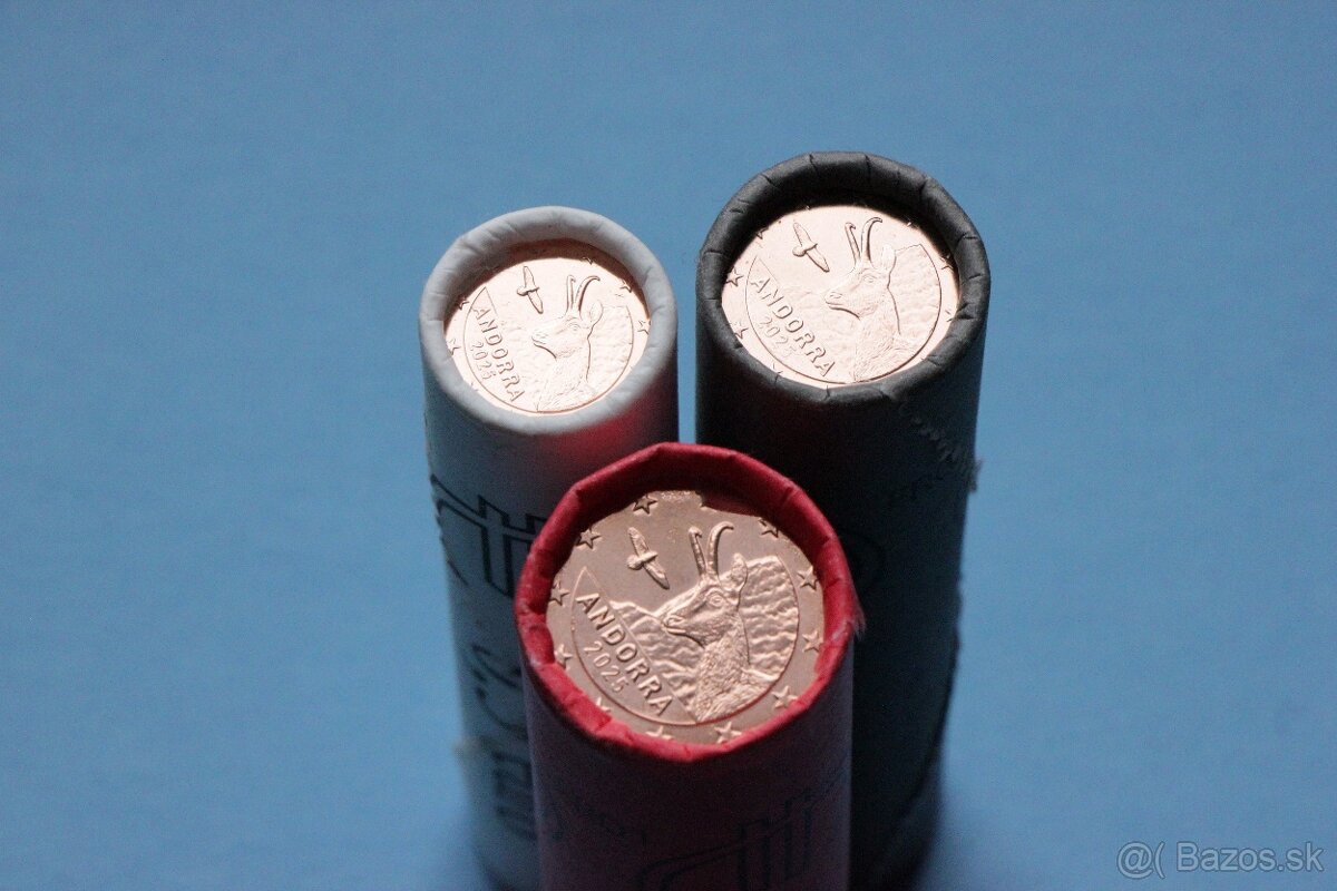 euromince centy 1+2+5cent - 10
