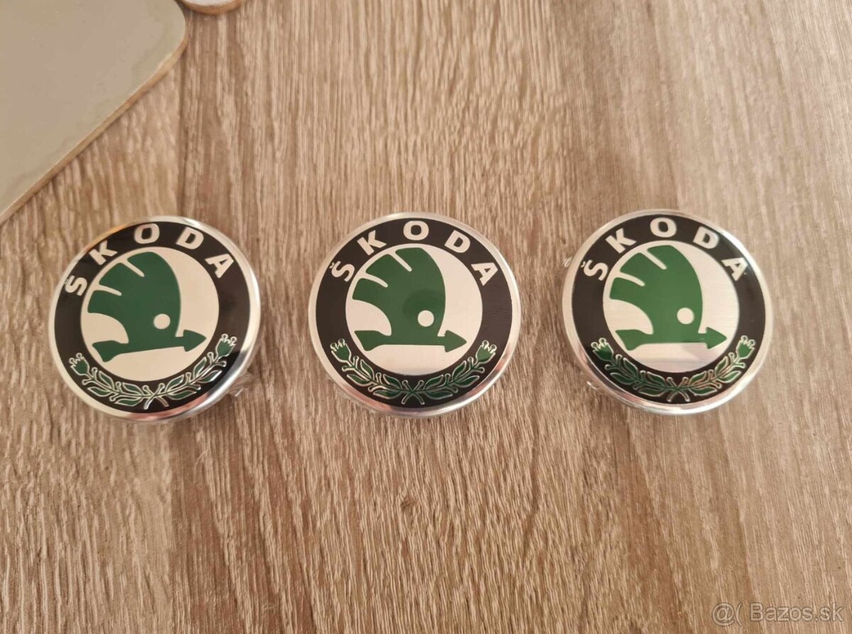 ŠKODA LOGO do volantu 43mm CHROM - 10