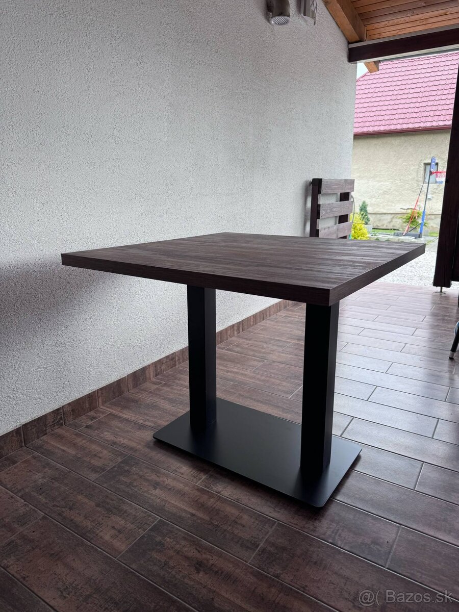 Predám jedálenské stoly na centrálnaj dvojpodnoži - NOVE - 10