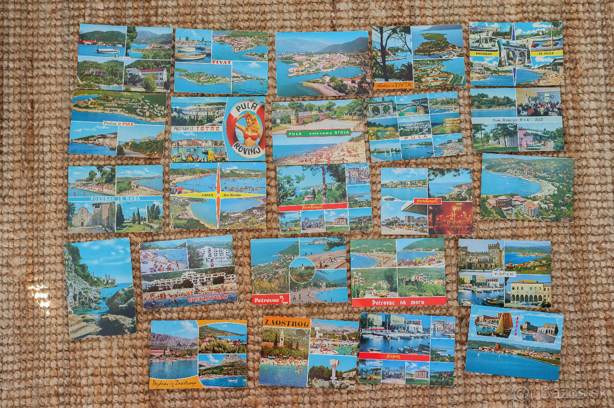 Staré prázdninové pohľadnice Juhoslávia, Chorvátsko - 10