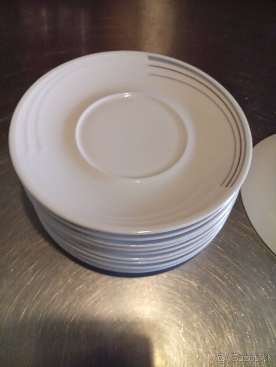 Šálky na kávu taniere dezertne - 10