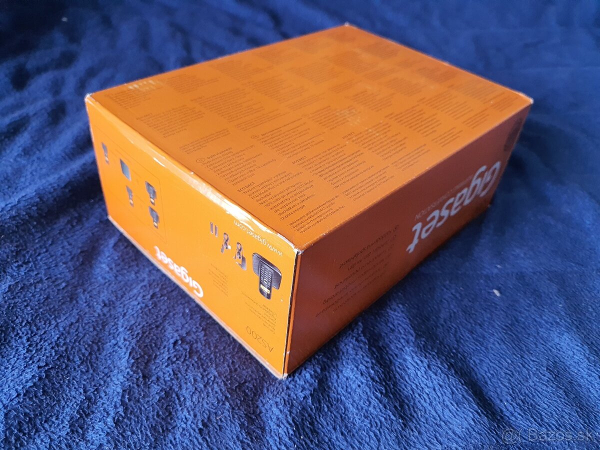 Pevná linka - prenosný, tlačítkový telefón Gigaset AS200 - 10