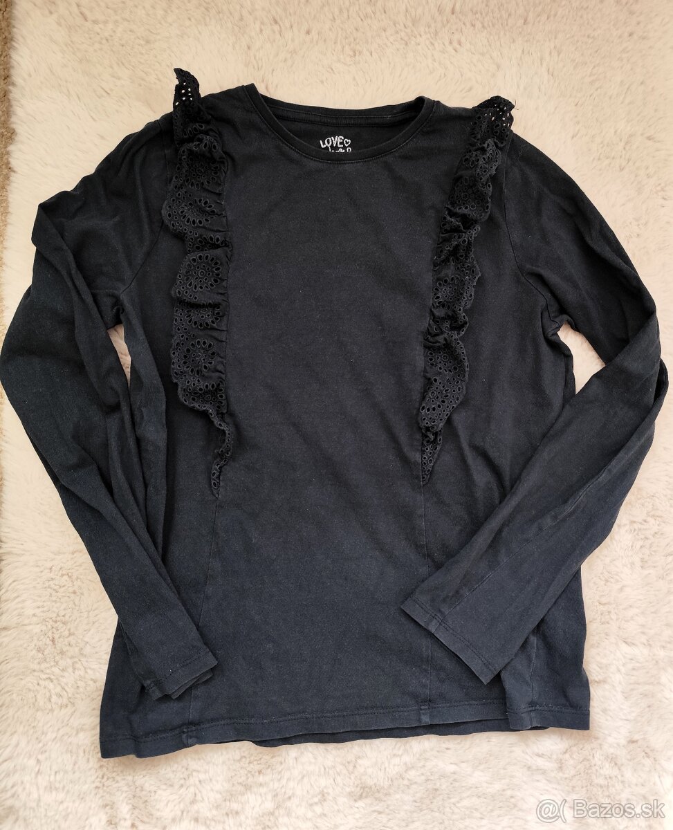 Biela volánová blúzka, 1x oblečená, iné blúzky a tričká - 10