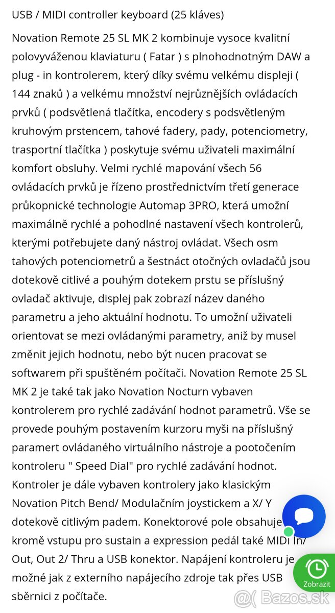 usb / mini keyboard NOVATION REMOTE 25 SL MKII + kufrik - 10
