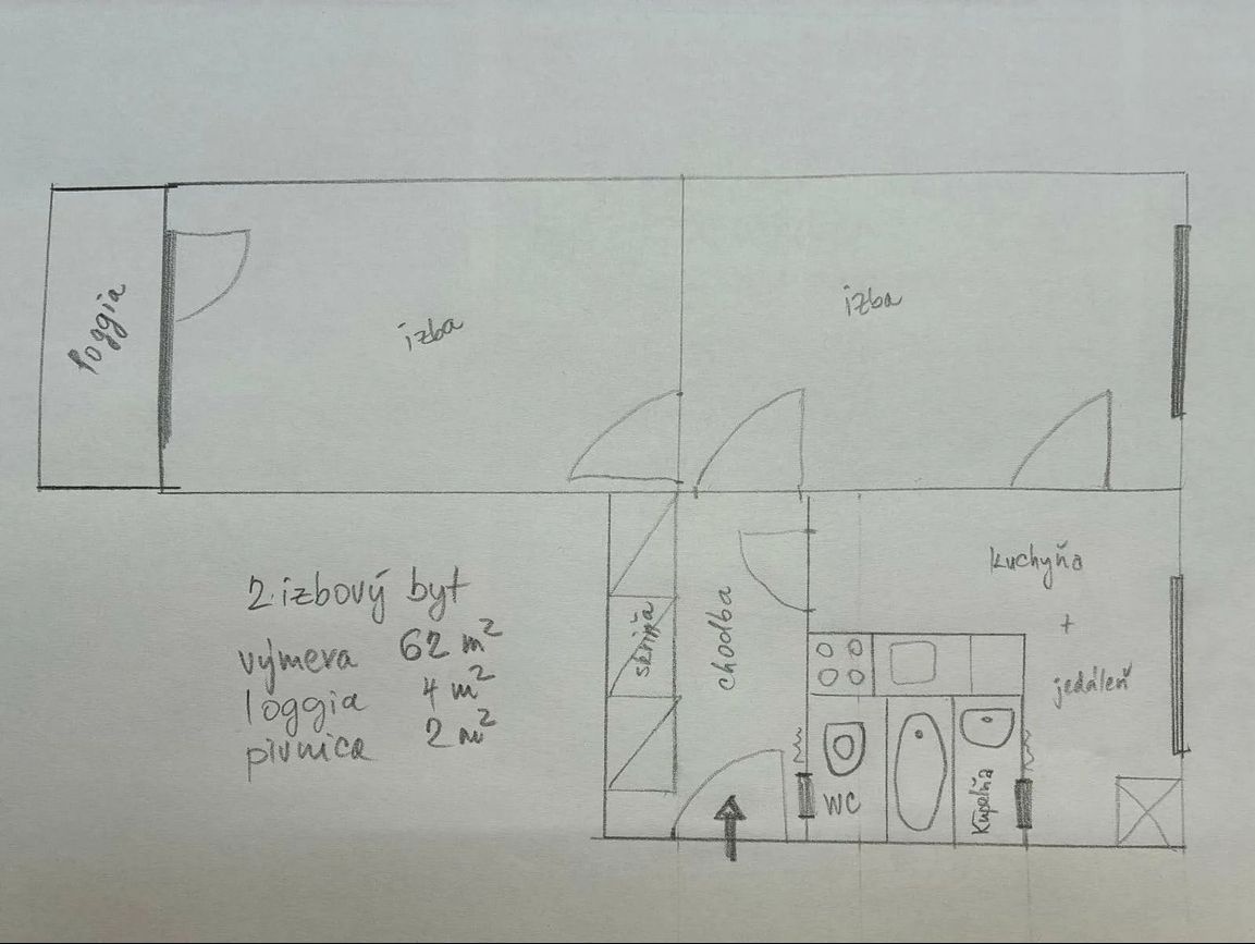 Svetlý, výborne riešený 2-izbový byt s loggiou v obľúbenej S - 10