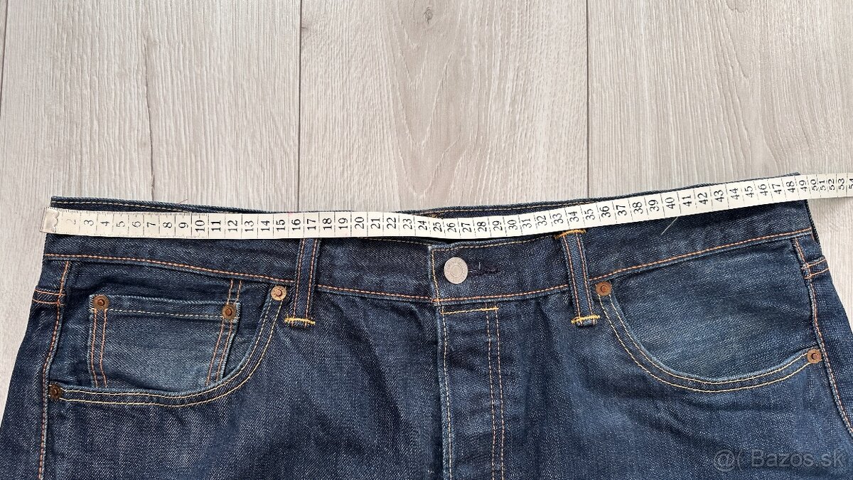 Nové pánske,kvalitné džínsy LEVIS 501 - veľkosť 38/32 - 10
