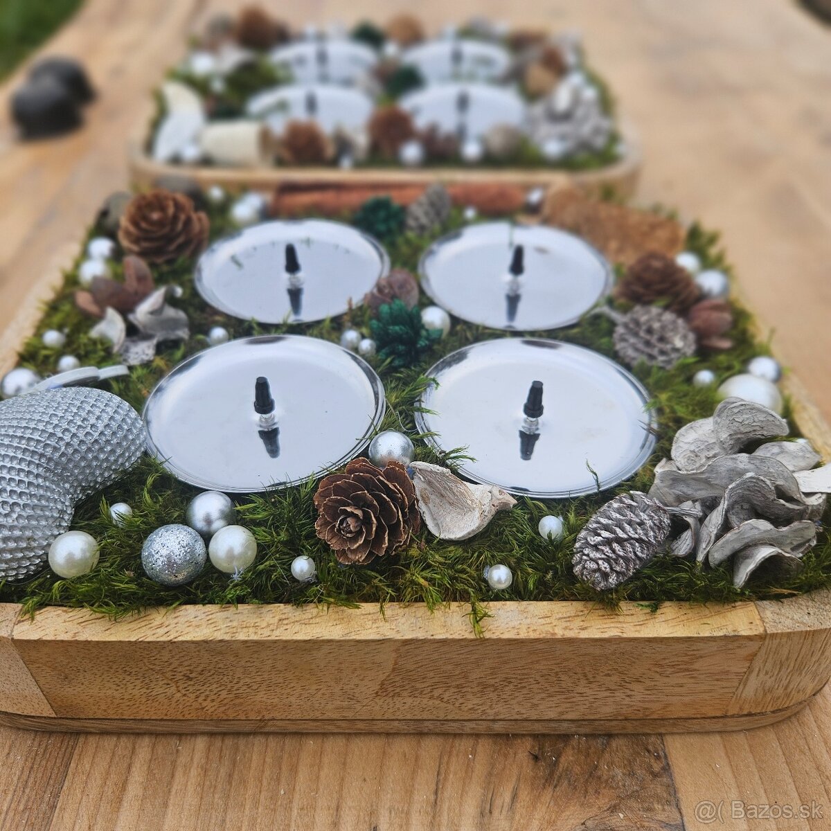 Adventné svietniky a machové obrazy - 10