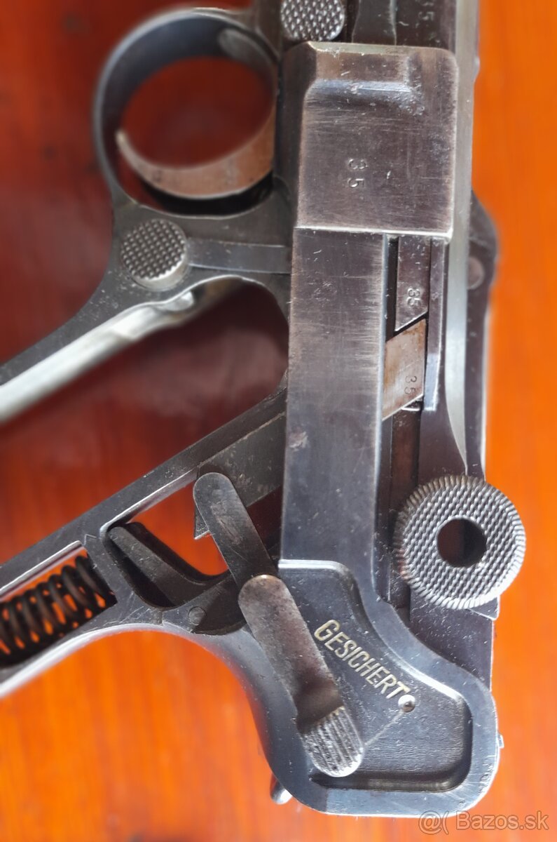 Pištoľ MAUSER P08 LUGER z roku 1915 - 10