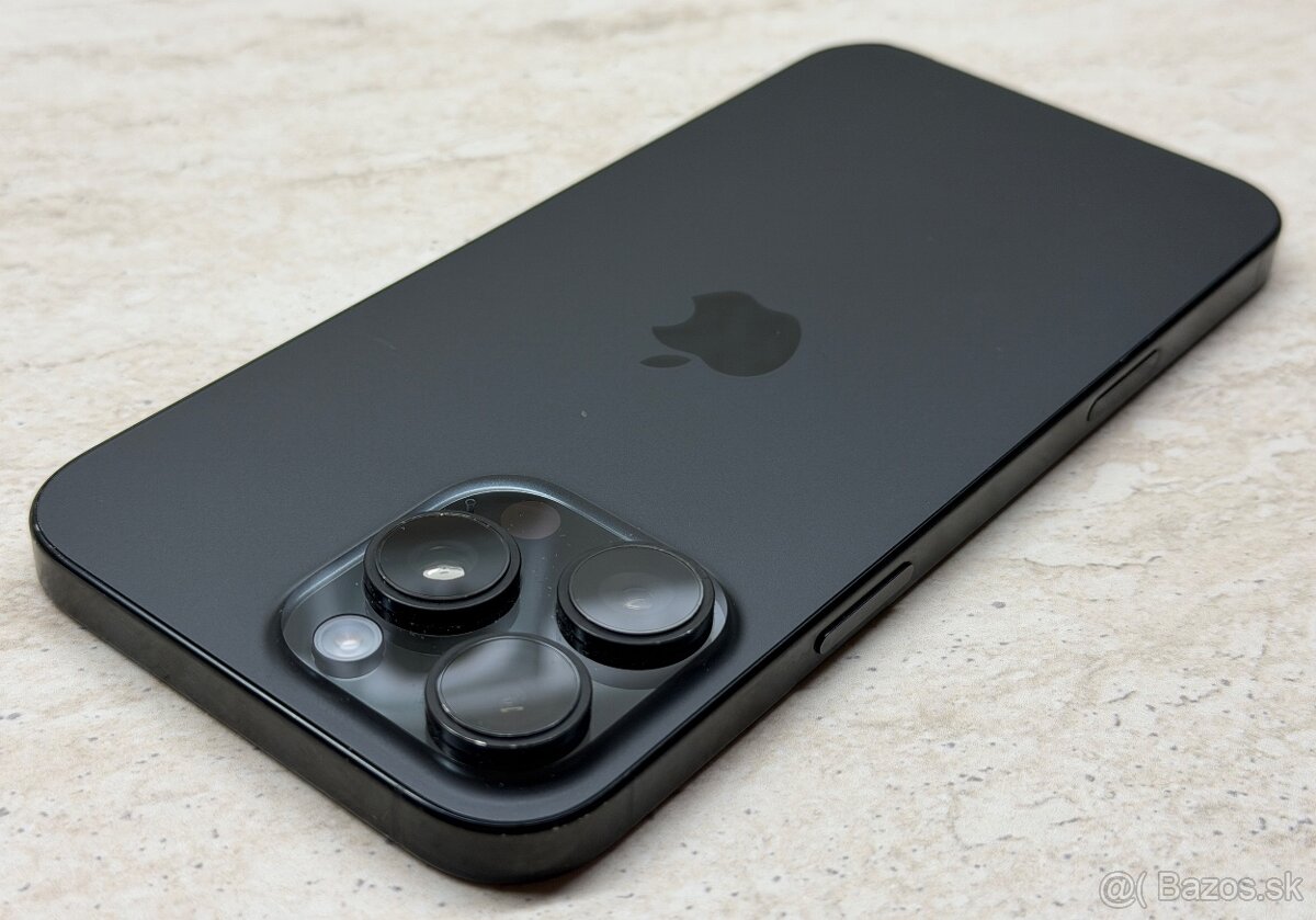 iPhone 16 Pro Max 256GB Black Titanium, 100%, 45 cyklov - 10
