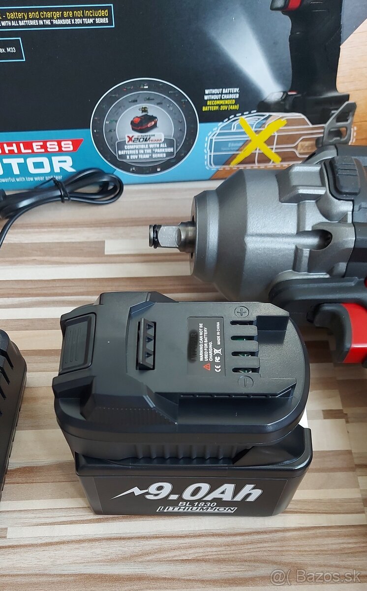 Aku Parkside náradie, Adaptér-redukcia, pre Aku Makita 18V,T - 10