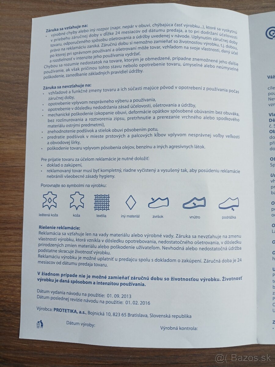 Ortopedické / Rehabilitačné sandálky Protetika detské 29 - 10