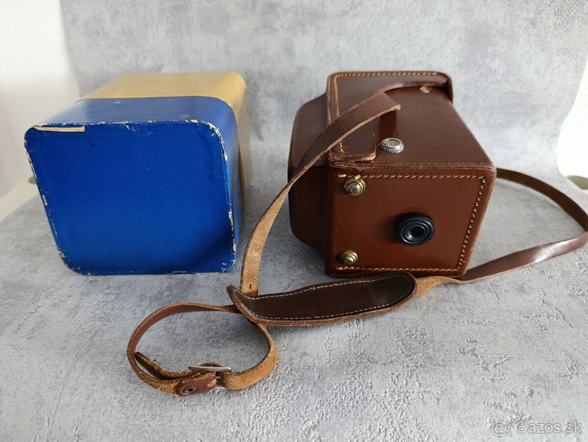 Starý československý fotoaparát Flexaret VII s krabici a pou - 10