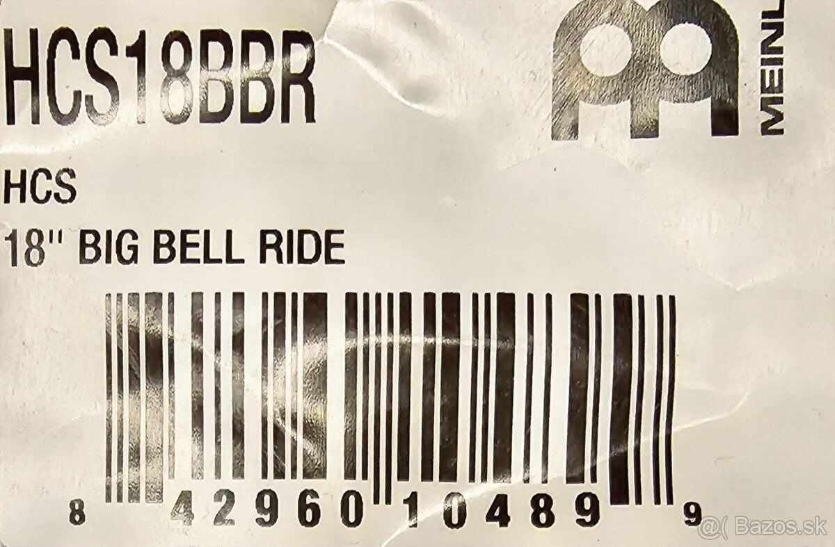 Meinl HCS Big Bell Ride 18" - 10