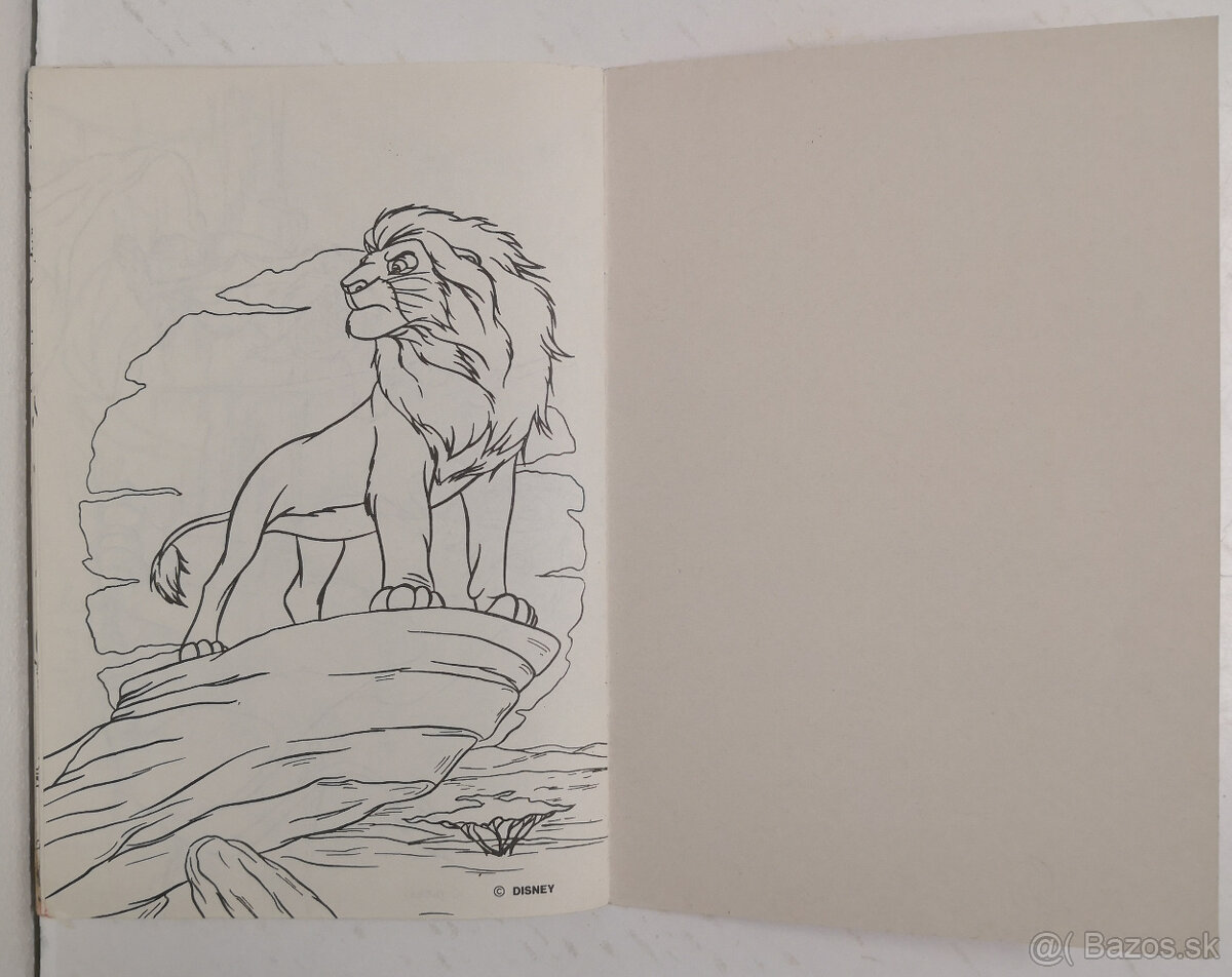 Omaľovanka Leví kráľ - 10