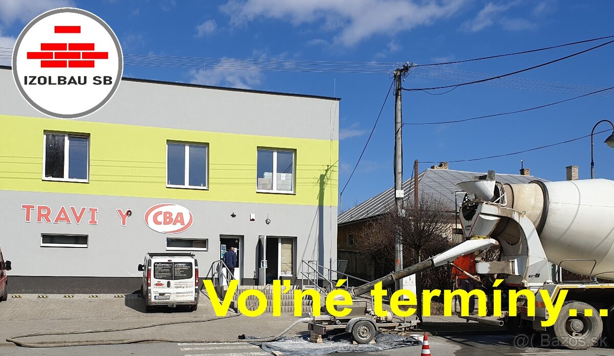 Anhydritové potery - Voľné terminy..2 - 10