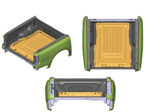 Výsuvná podlaha korby pick-kup MAXLINER - 10