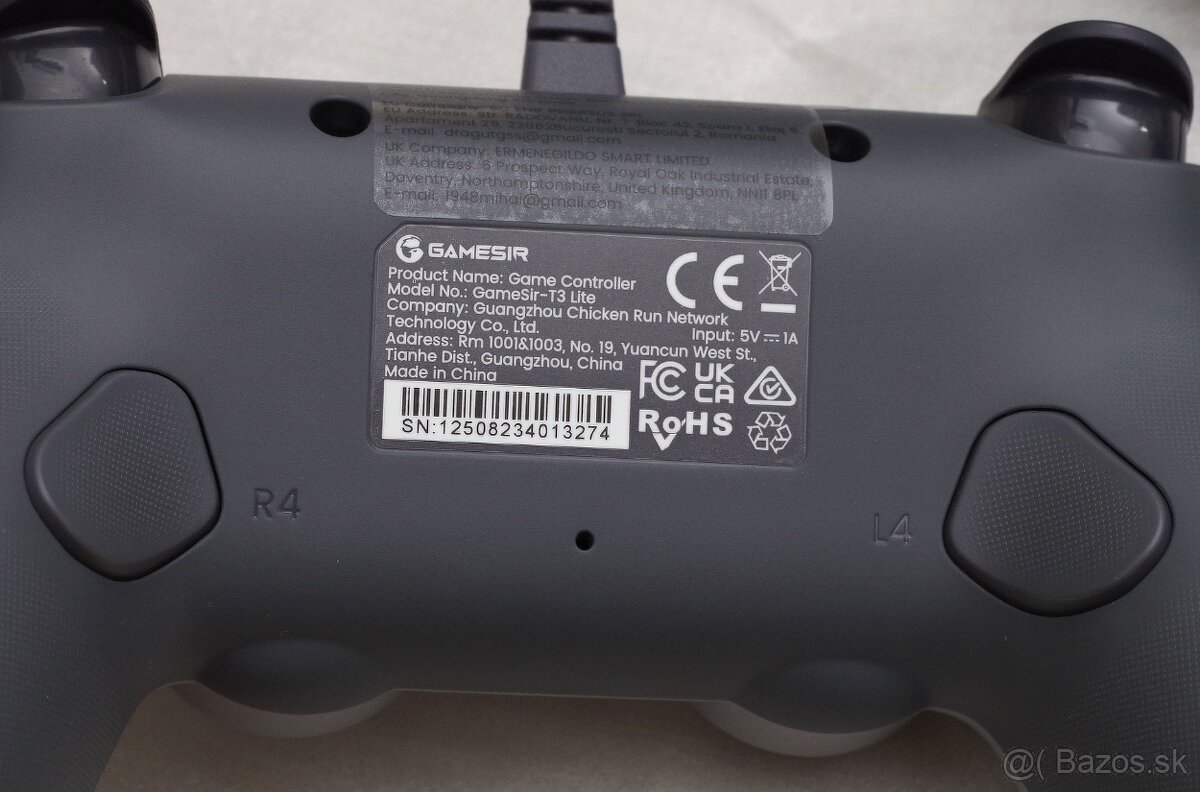 GameSir Tegenaria Lite šedý, pre PC/Steam/Switch/Android/iOS - 10