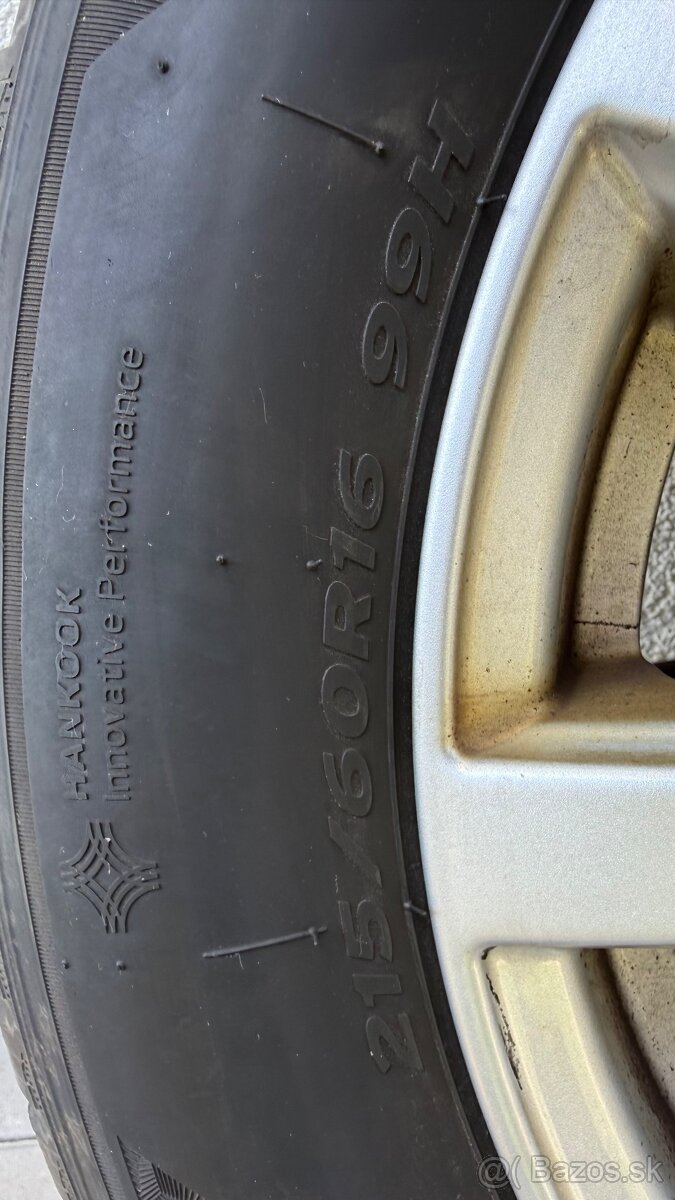 16” disky Platin wheels P69 + zimné pneu - 10