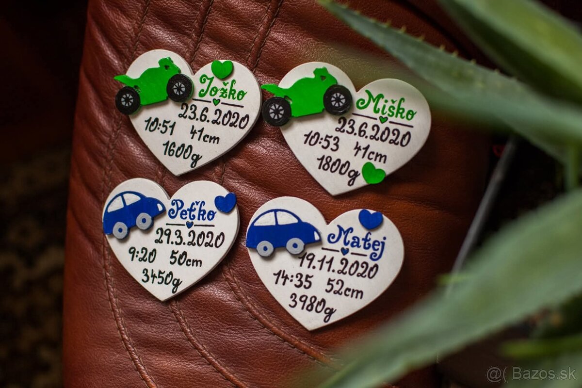 Ručne maľované magnetky - 10