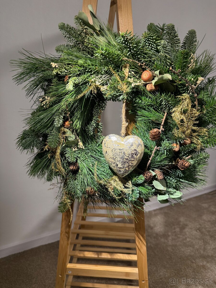 Vianočný veniec na dvere - 10