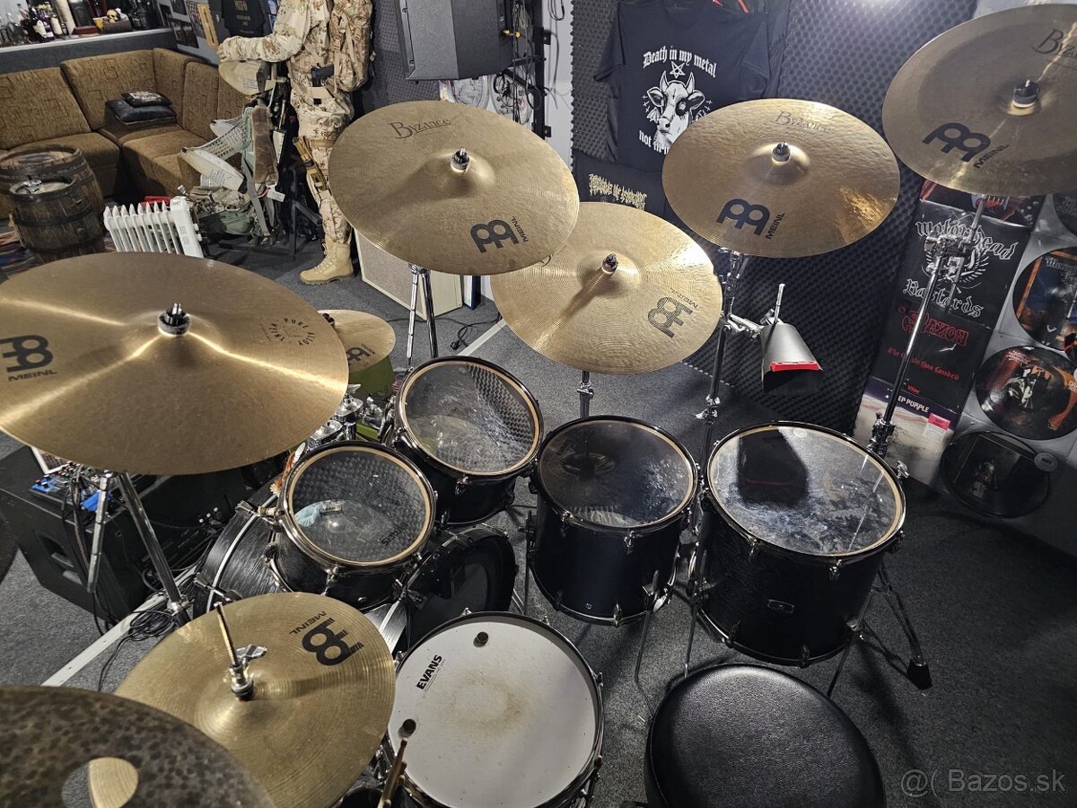 Yamaha Live Custom Hybrid Oak + Meinl cinely + Tama HW - 10
