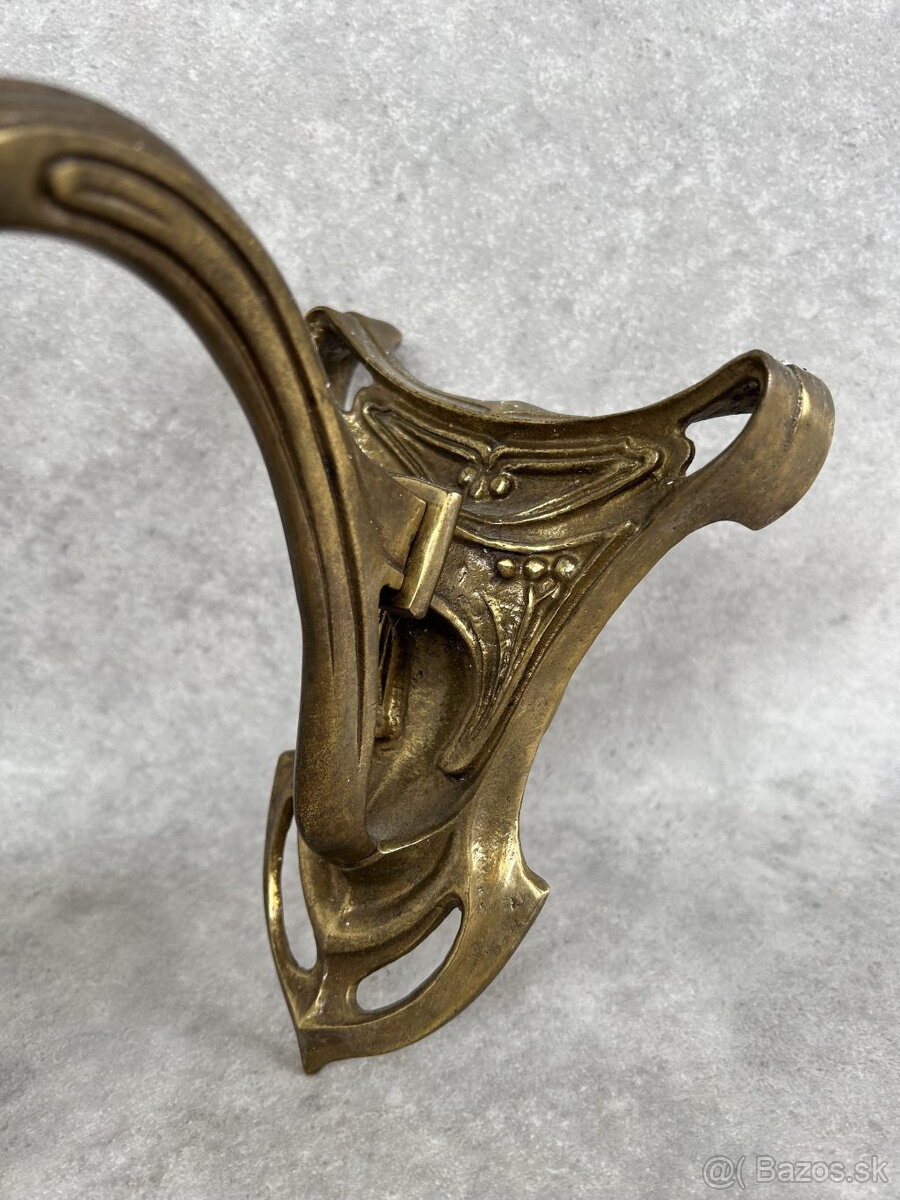 Secesný trojramenný luster + 3ks nástenné lampy - 10