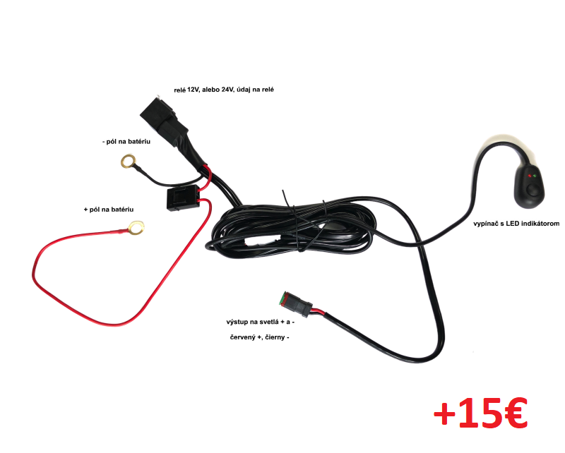 LED pracovné svetlo 60W - šírka až 18cm - 10