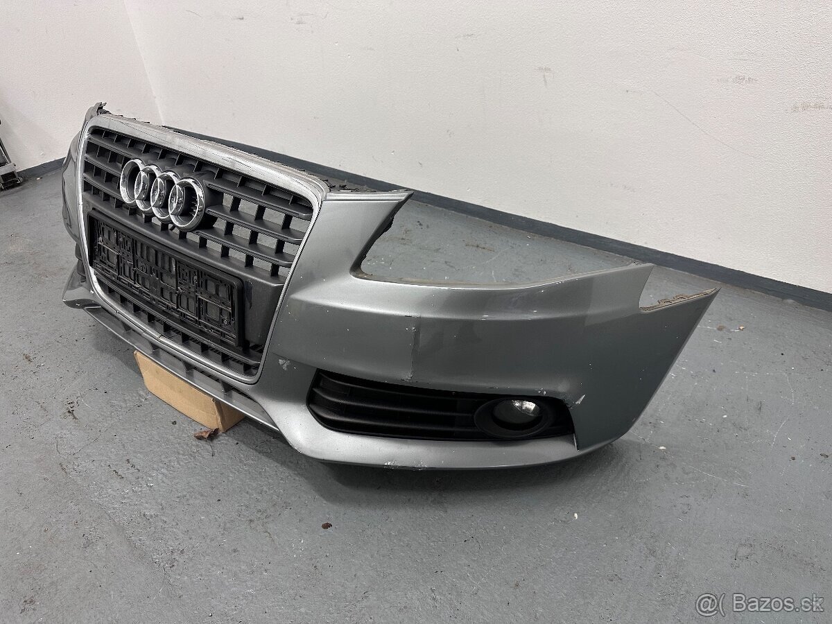 Audi A4 B8 předek kapota nárazník světla chladiče blatník - 10