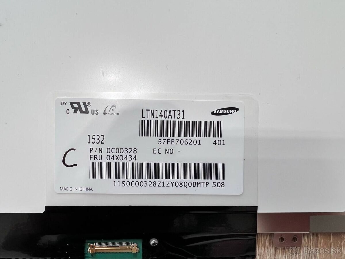 Predám obrazovku do notebooku 14"LED SLIM display 30pin//// - 10