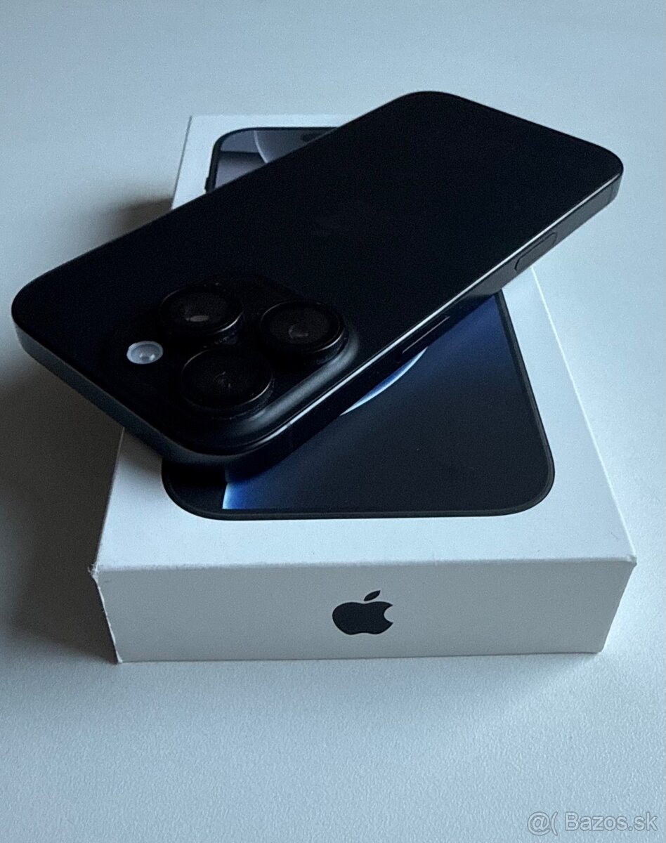 iPhone 16 pro 128 GB , Black titanium ( záruka 5/2027 ) - 10