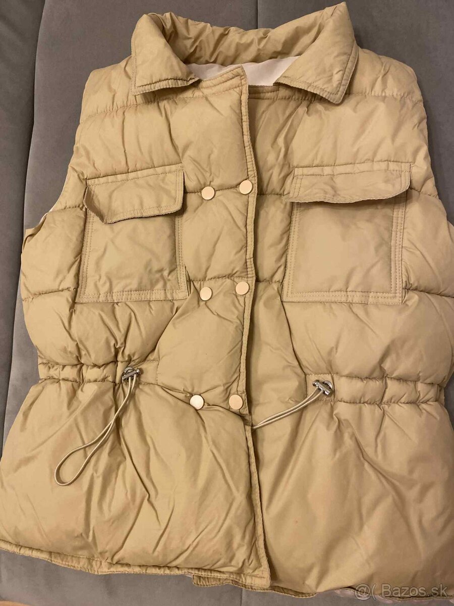 Hnedá dámska vesta - 10