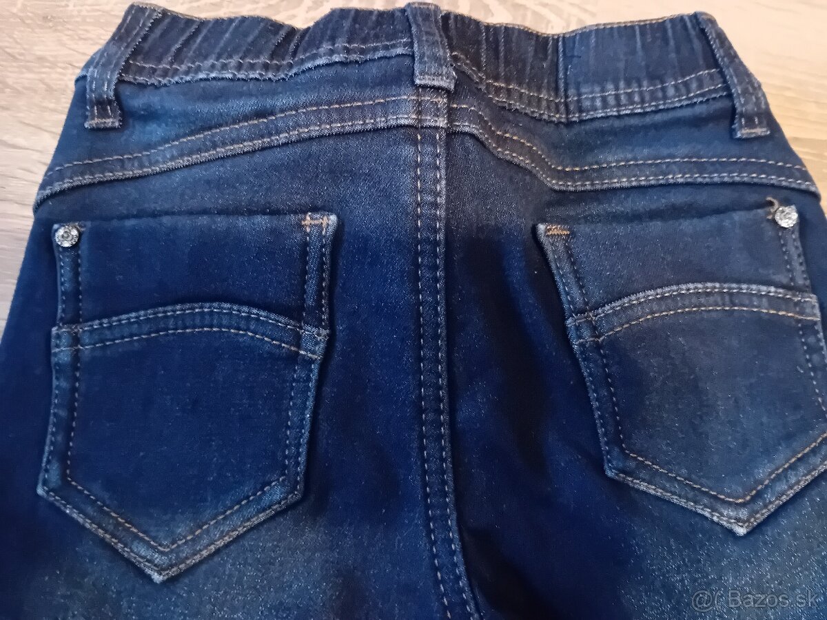 Dievčenské zateplené rifle - vek 4 - 10