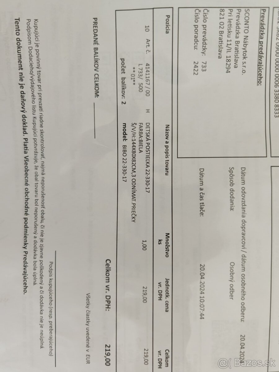 Detská postieľka biela - 10