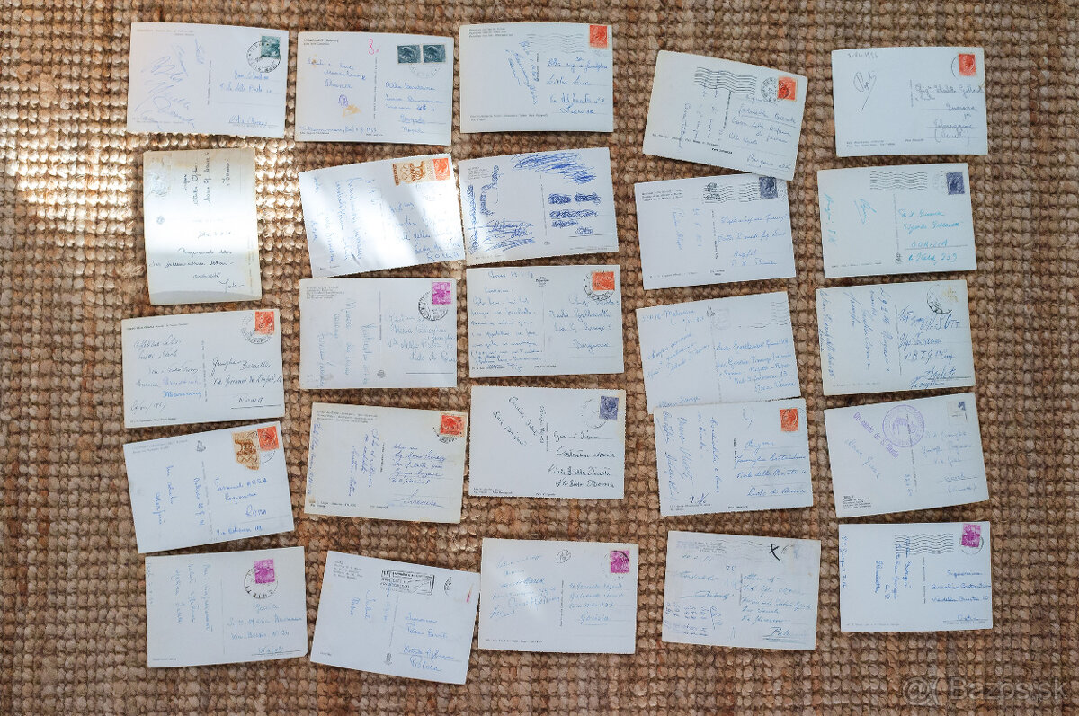 Sada 240 historických talianskych čiernobielych pohľadníc - 10