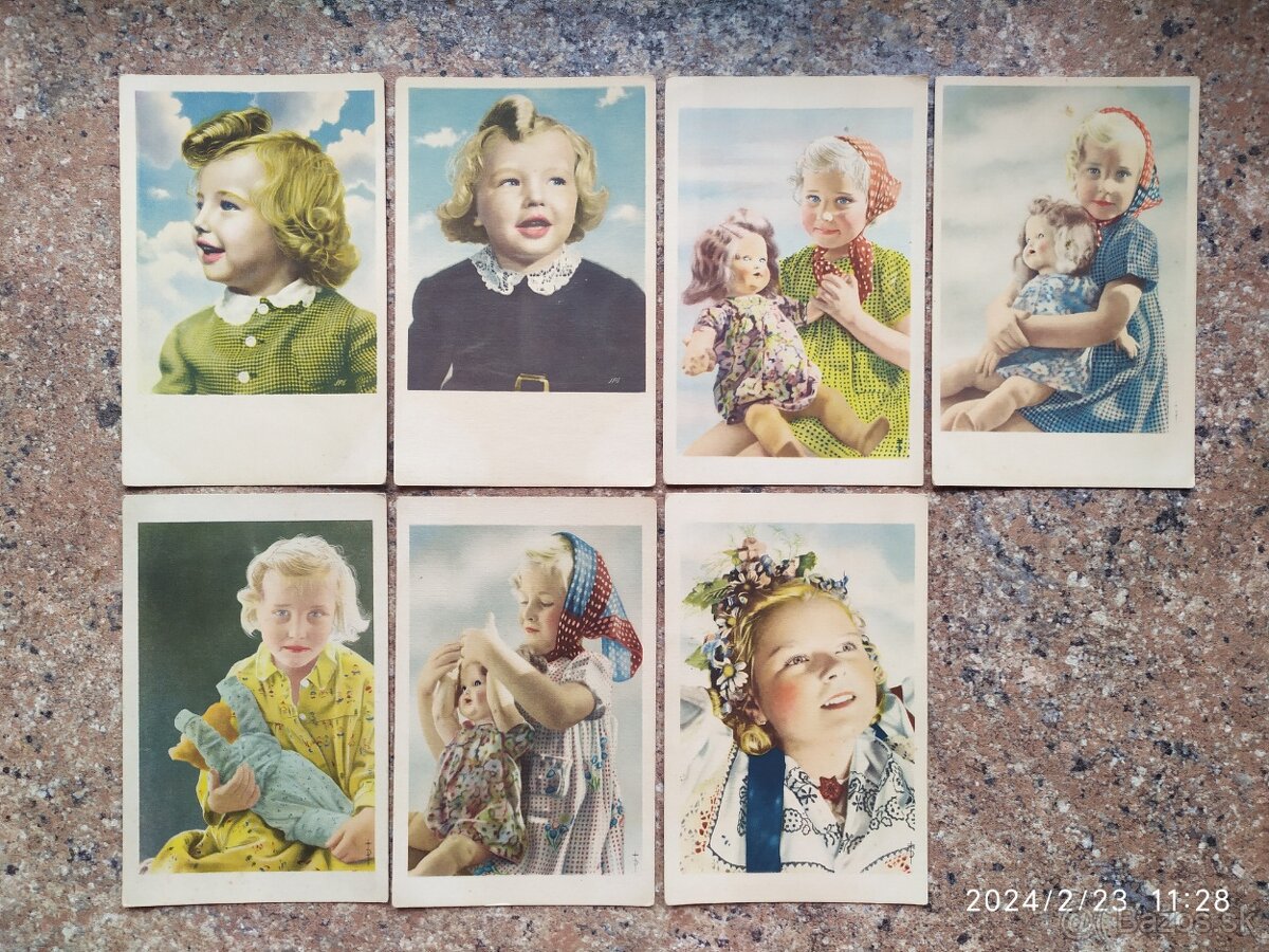 PREDÁM VEĽMI STARÉ POHĽADNICE. Č.1 - 10