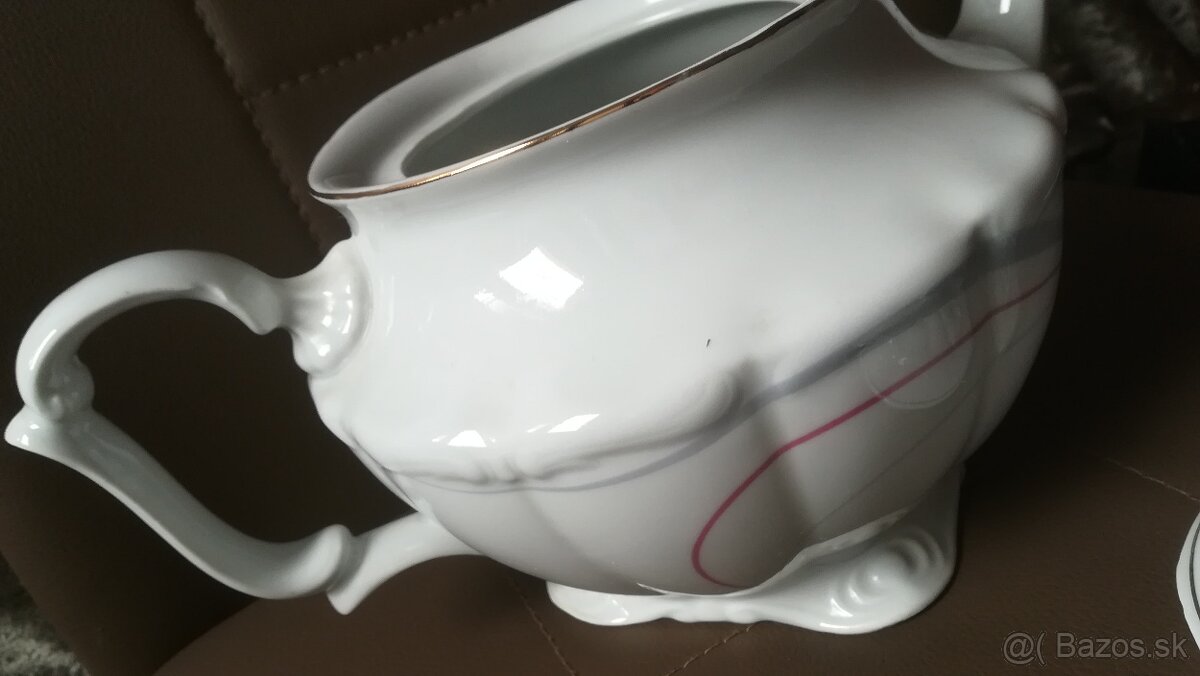 Porcelánové čajníky 2ks, misa polievková - 10
