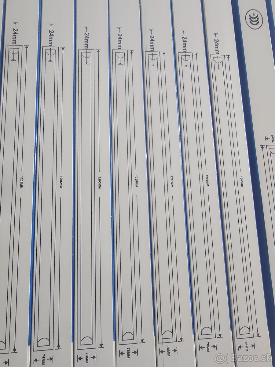 Led lampa 120cm 2x led pás,3x led pas. - 10