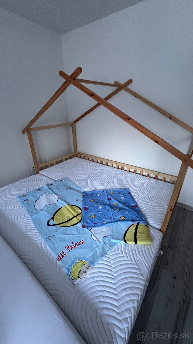 POSTEĽ DETSKÁ + ZÁVESY + MATRACE - 10