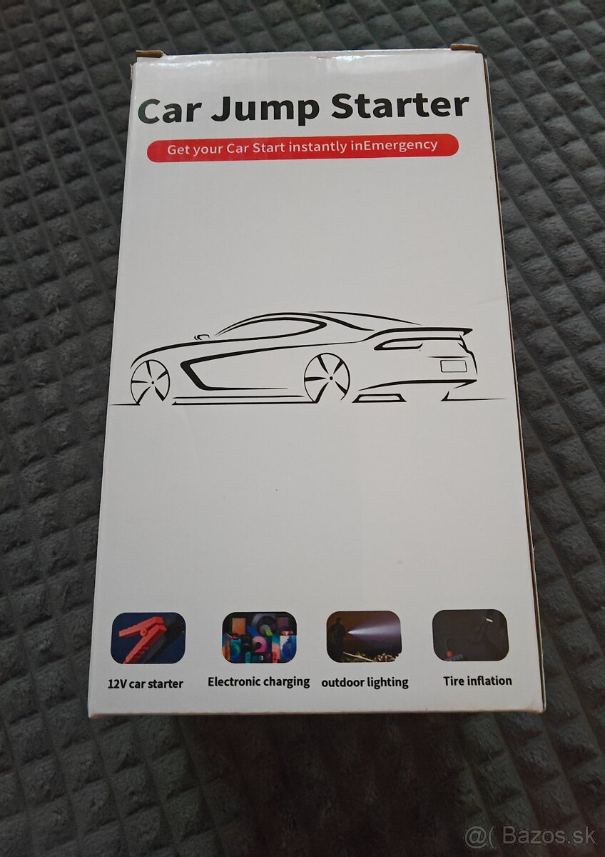 Booster štartovací box Jump starter booster 3v1 pre štartova - 10