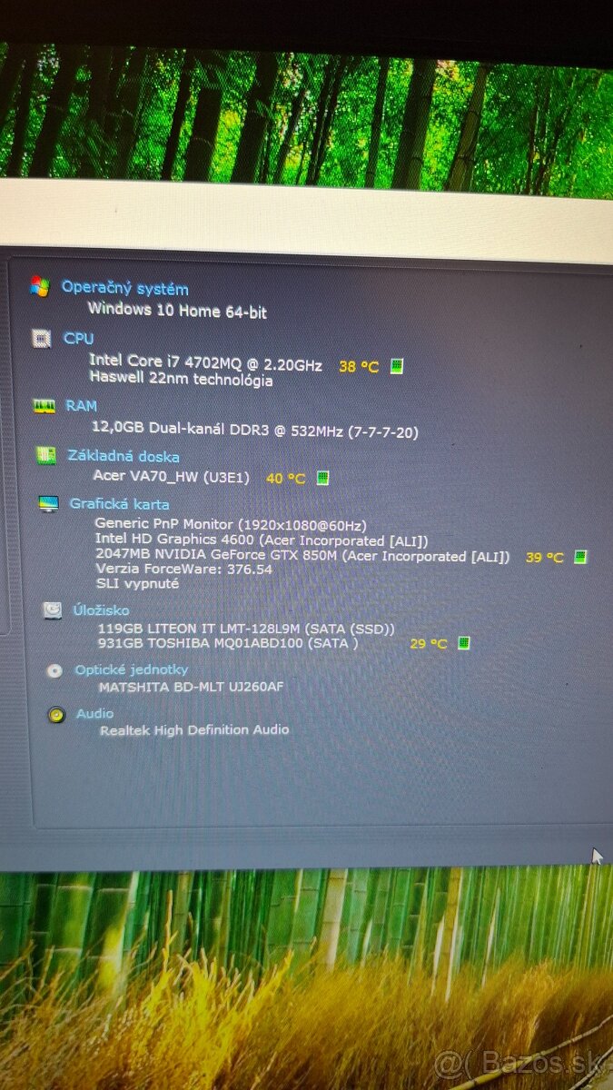 Acer aspire V3-772g - 10