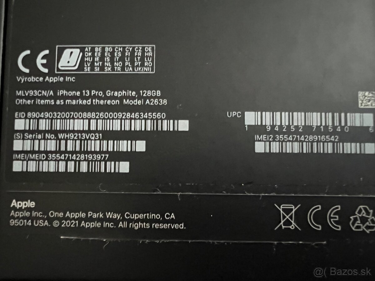 iPhone 13pro, 128gb, Graphite - 10