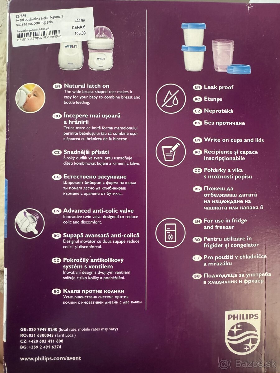 Odsávačka Philips Avent Natural - 10