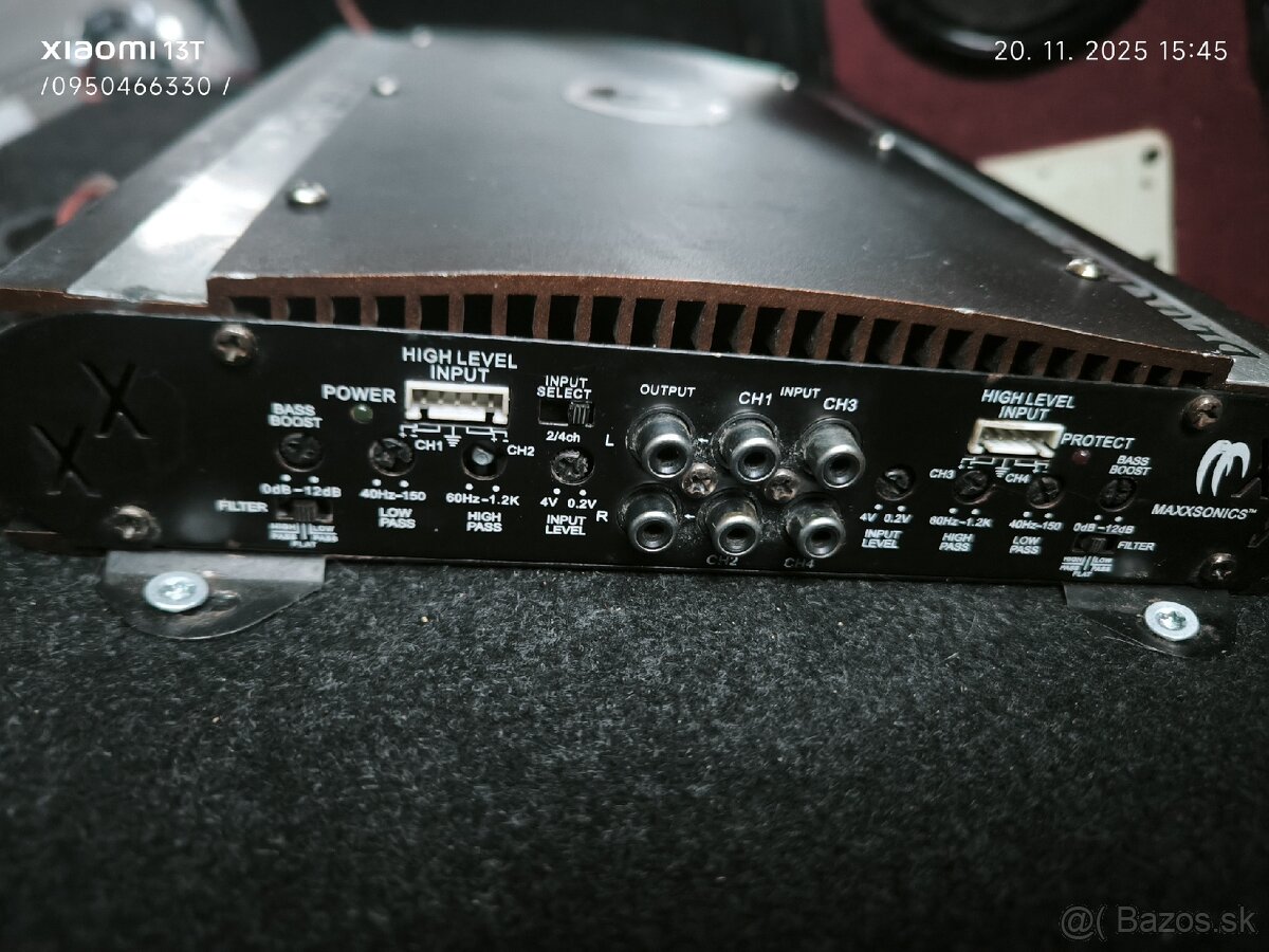 Predám Subwoofer +zosilovač - 10