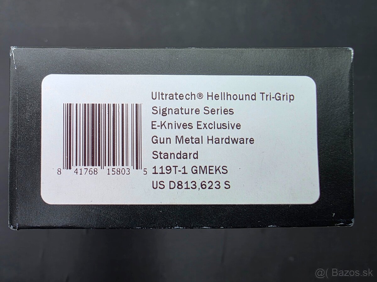 Microtech Ultratech Hellhound Tri Grip Gun Metal - 10