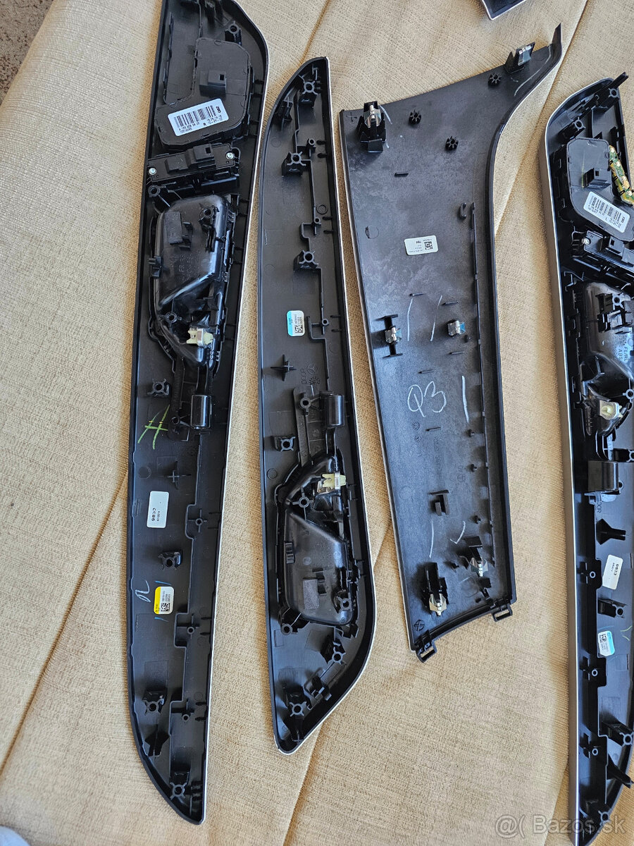 >>>SET hliníkový dekor - lišty - interiér MERCEDES W166/X166 - 10